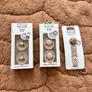 Brand New BIBS Pacifier Bundle